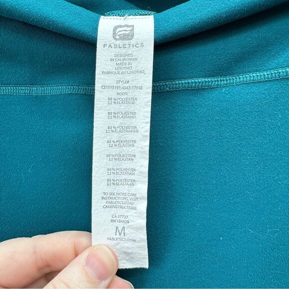 3 pair Fabletic leggings. various lengths. women's medium - Picture 5 of 5